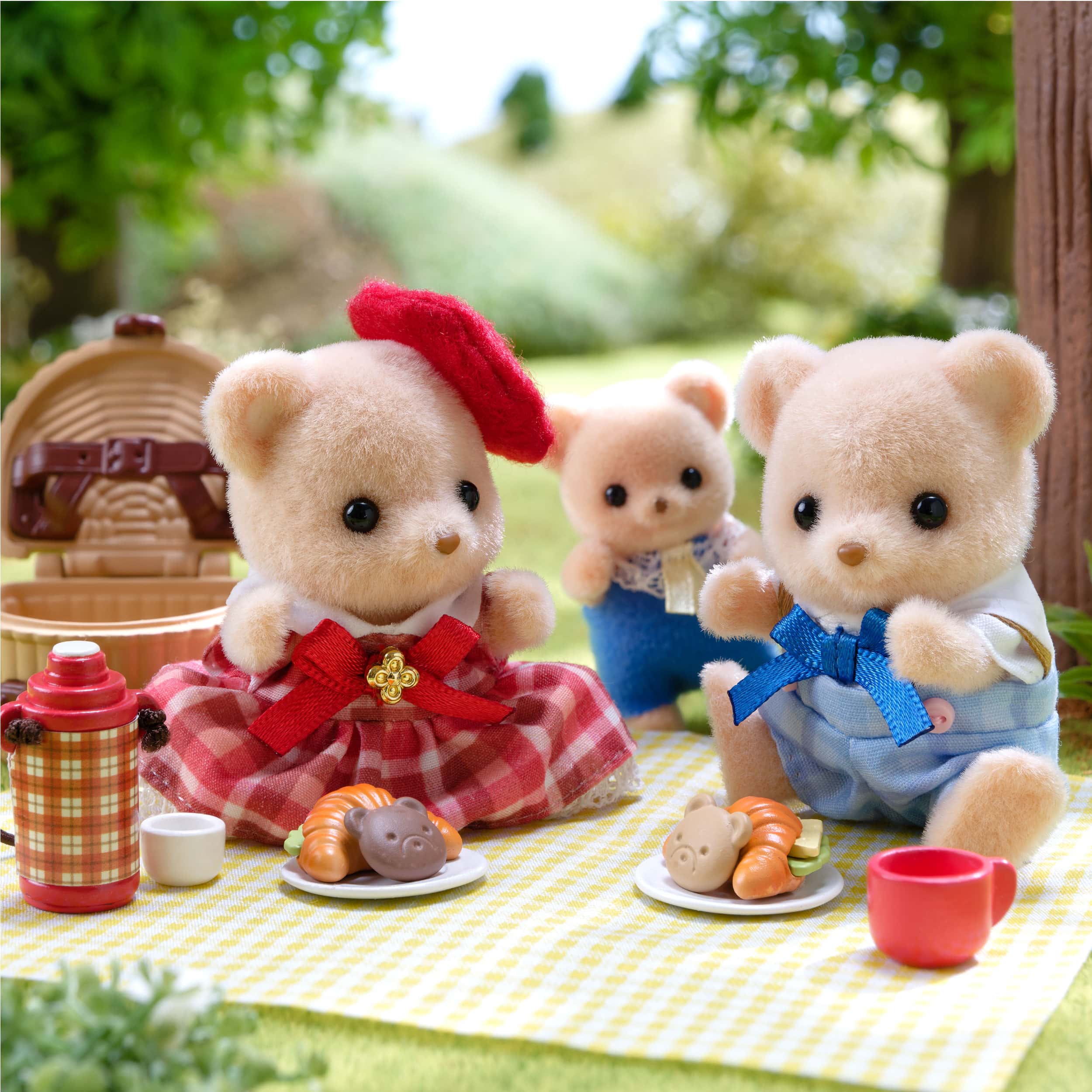 Sylvanian Families Biscuit Baeren Picknickspass Szene