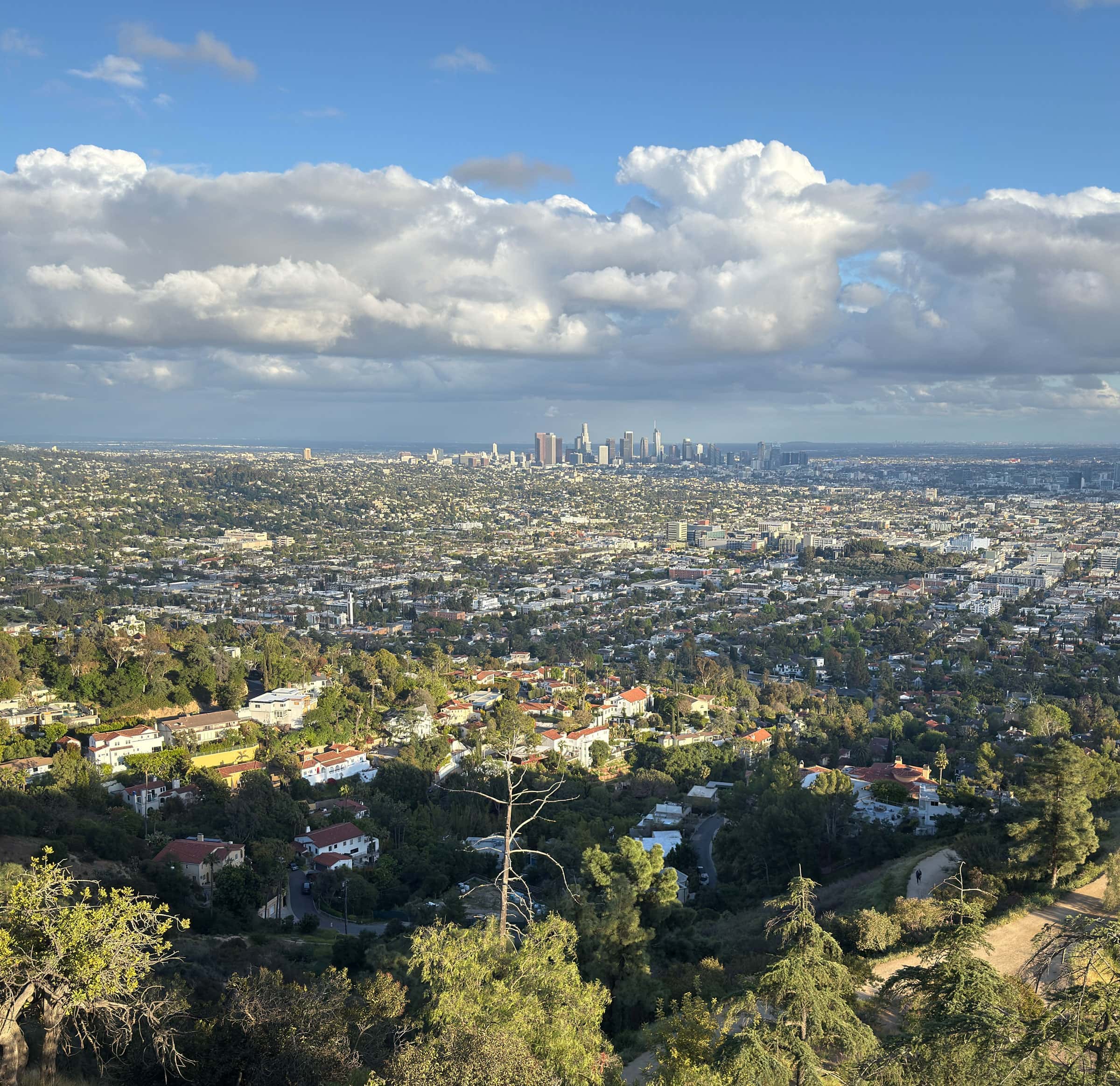 Los Angeles: Skyline – beeindrucken, wie gigantisch groß L.A. ist