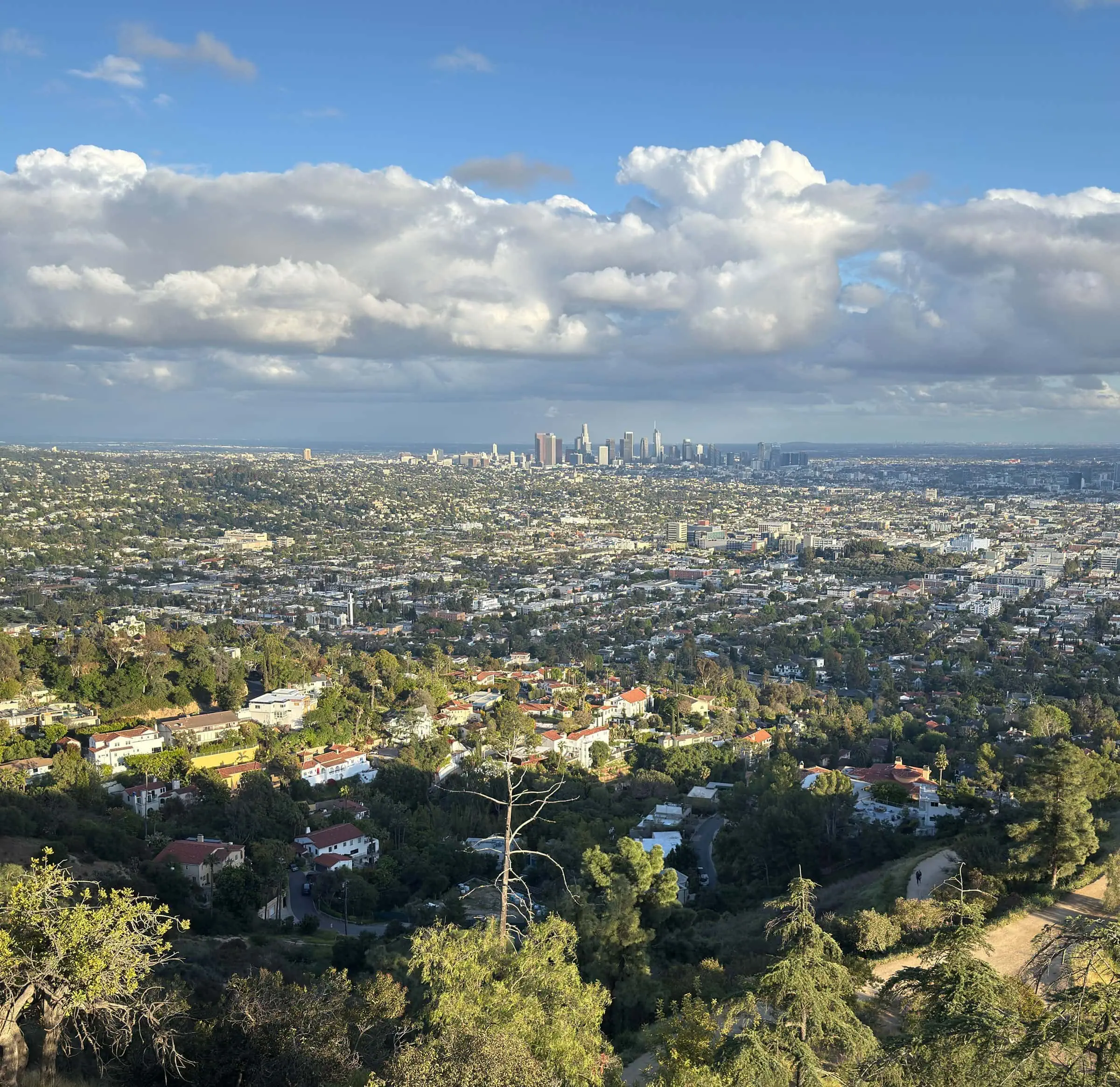 Los Angeles: Skyline – beeindrucken, wie gigantisch groß L.A. ist