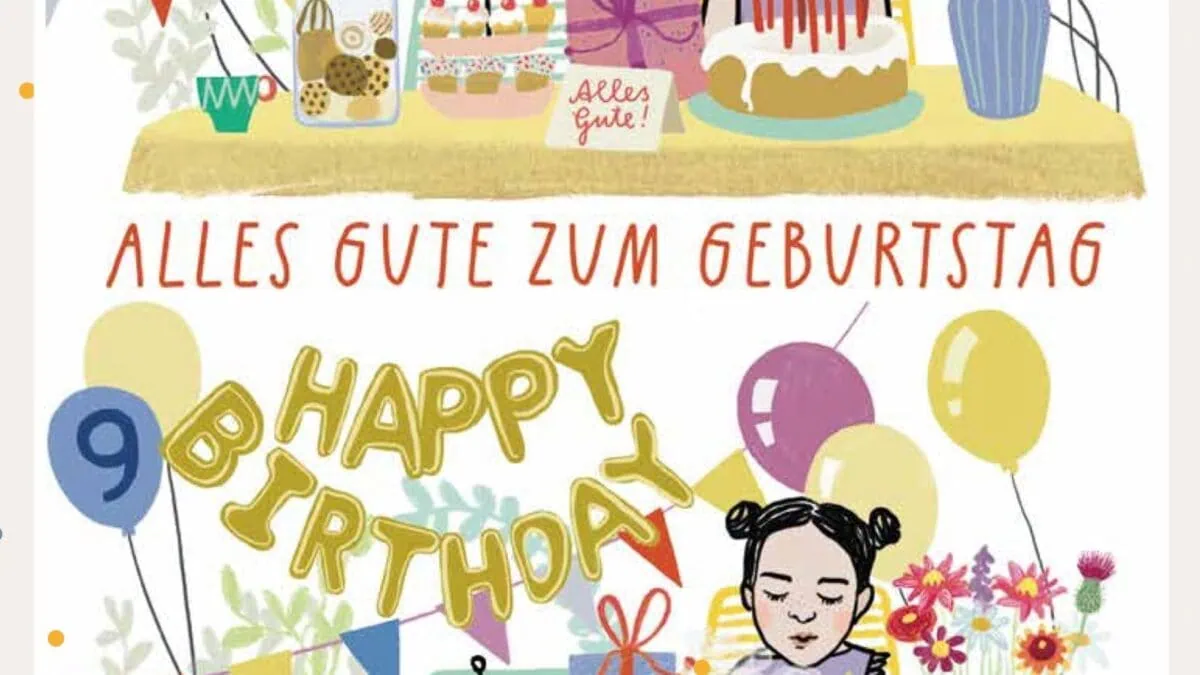 HIMBEERCHEN Kinderrätsel: Alles Gute zum Geburtstag – HAPPY BIRTHDAY-Suchspiel