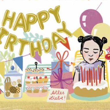 HIMBEERCHEN Kinderrätsel: Alles Gute zum Geburtstag – HAPPY BIRTHDAY-Suchspiel