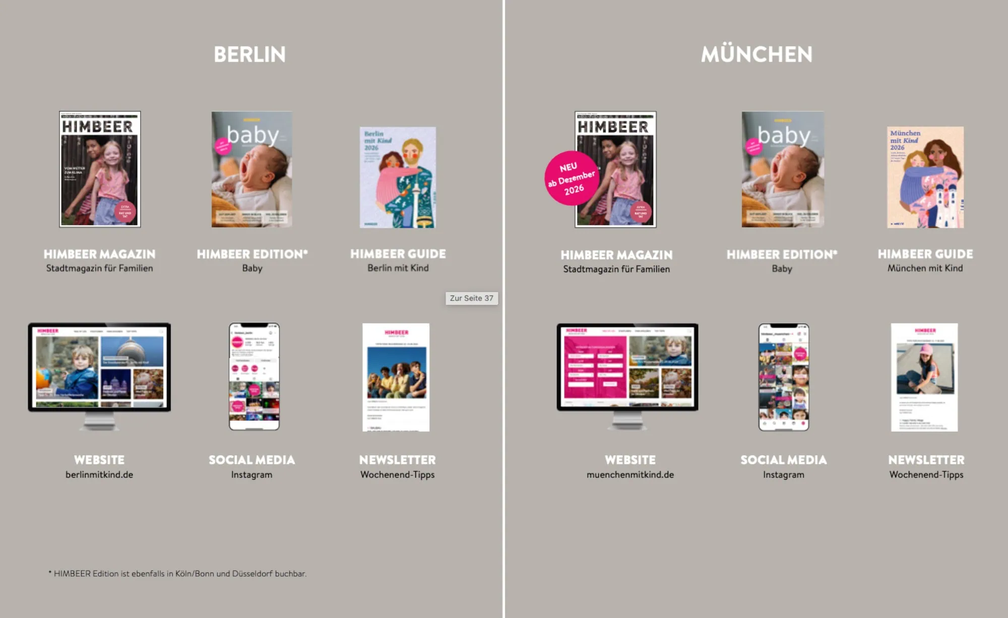 HIMBEER Mediadaten: Alle Formate und Preise im Überblick