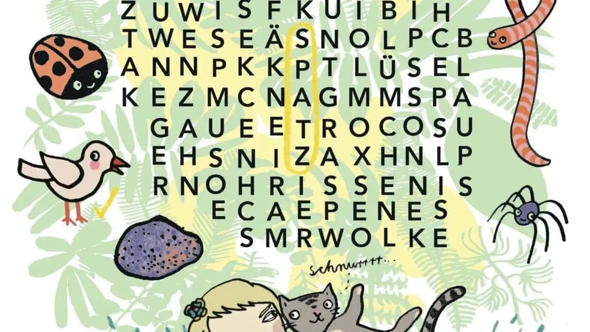 HIMBEERCHEN Kinderrätsel: Es krabbelt in der Wiese // HIMBEER