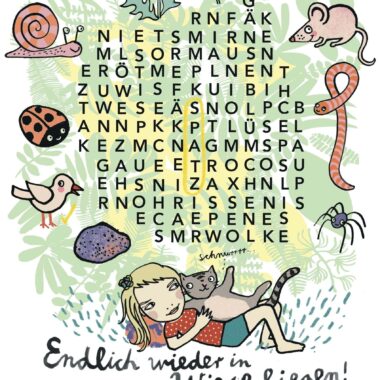 HIMBEERCHEN Kinderrätsel: Es krabbelt in der Wiese // HIMBEER